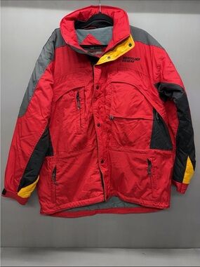 Boulder Gear Men's Red Ski Jacket with Yellow & Gray Accents